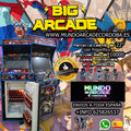 maquina arcade personalizada con pantalla de 24 y frigorifico